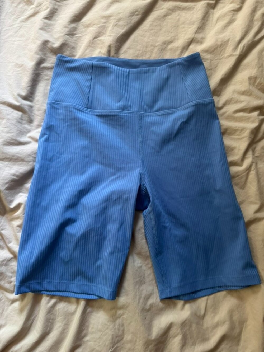 Girlfriend Collective Biker Shorts Blue Size Small